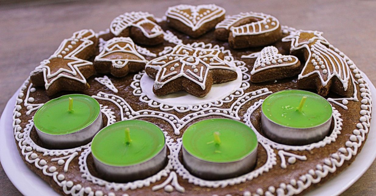 Repas d'hiver gâteaux