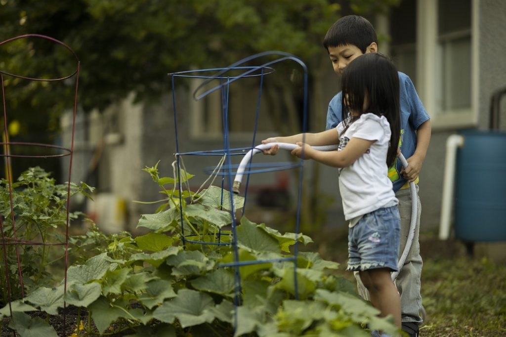 Jardinage enfants